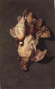 George Cope The Days Bag A Ruffed Gruse and Two Bob White Quail oil painting